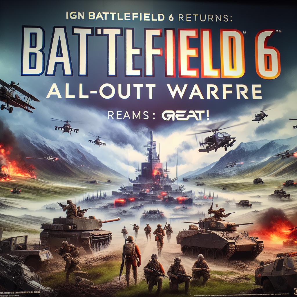 IGN Battlefield 6 Regresa All-Out Warfare y Mapa Icónico: ¡Genial!