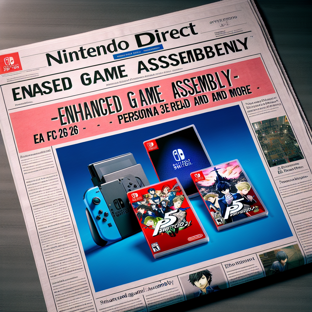 IGN: Switch 2 - Montaje de Juegos Mejorados: EA FC 26, Persona 3 Reload y Más | Nintendo Direct