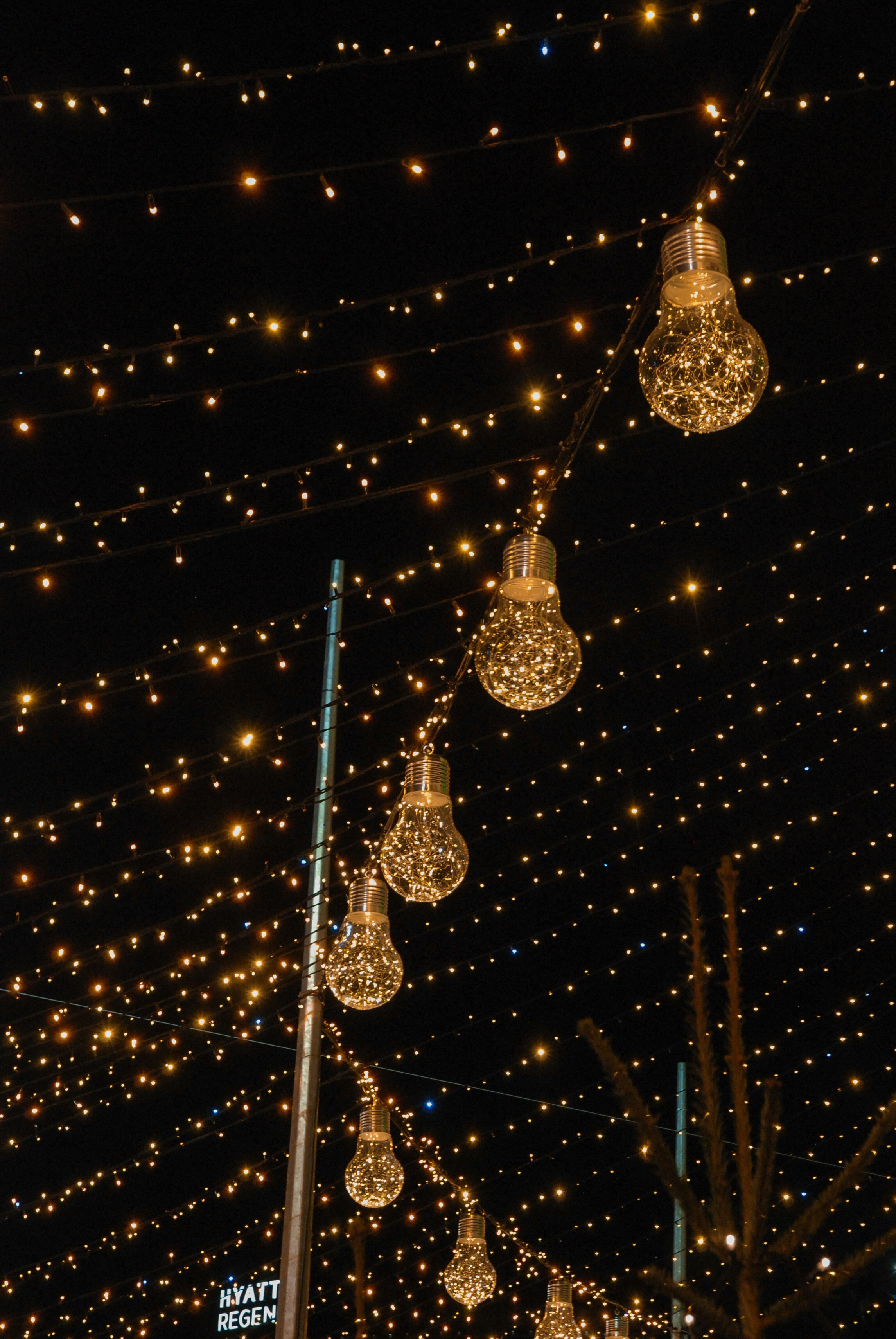 Decoración y aplicación de luces de Año Nuevo, iluminación LED de árbol