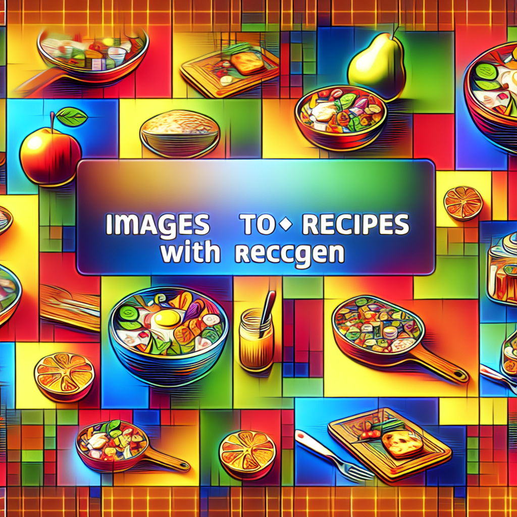 Imágenes a Recetas con RecGen