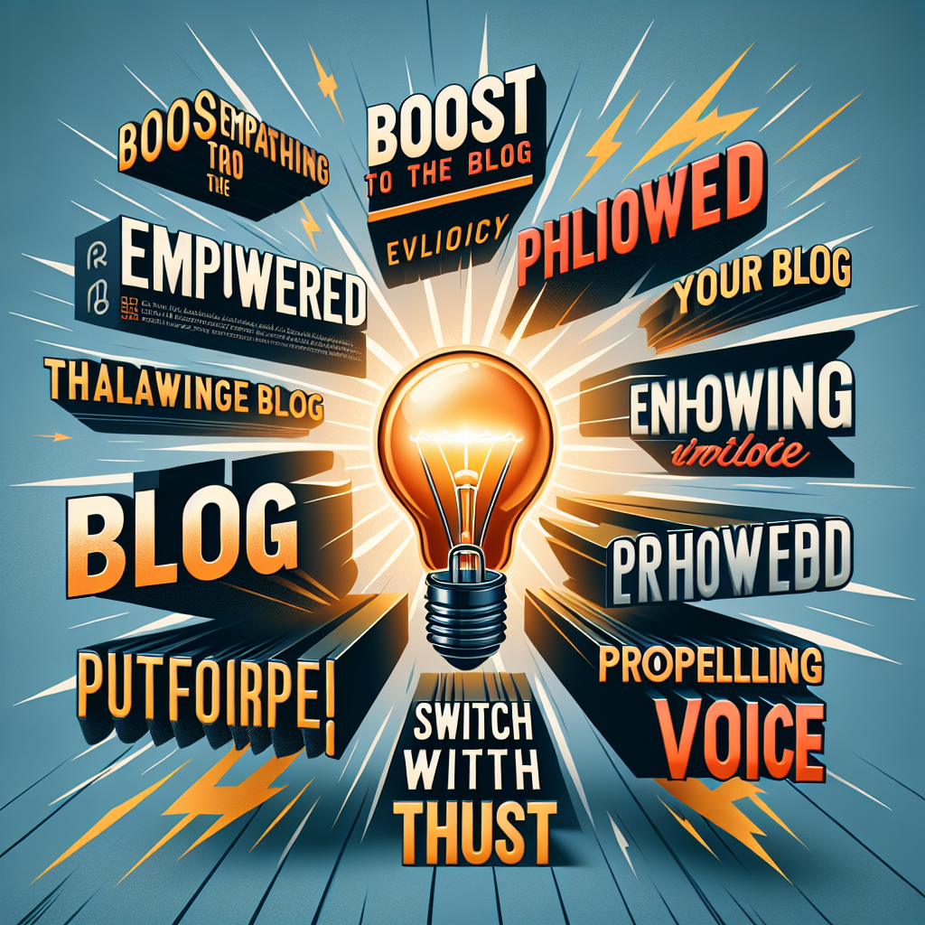Impulso al Blog
Blog Potenciado
Potencia tu Blog
Cambio con Impulso
Voz Impulsora
