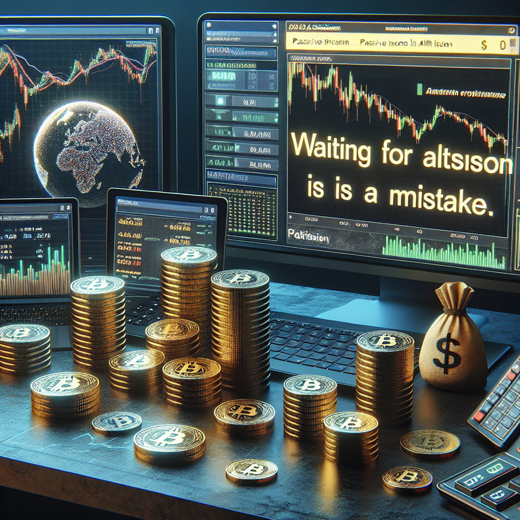 Ingresos pasivos en cripto: esperar la Altseason es un error