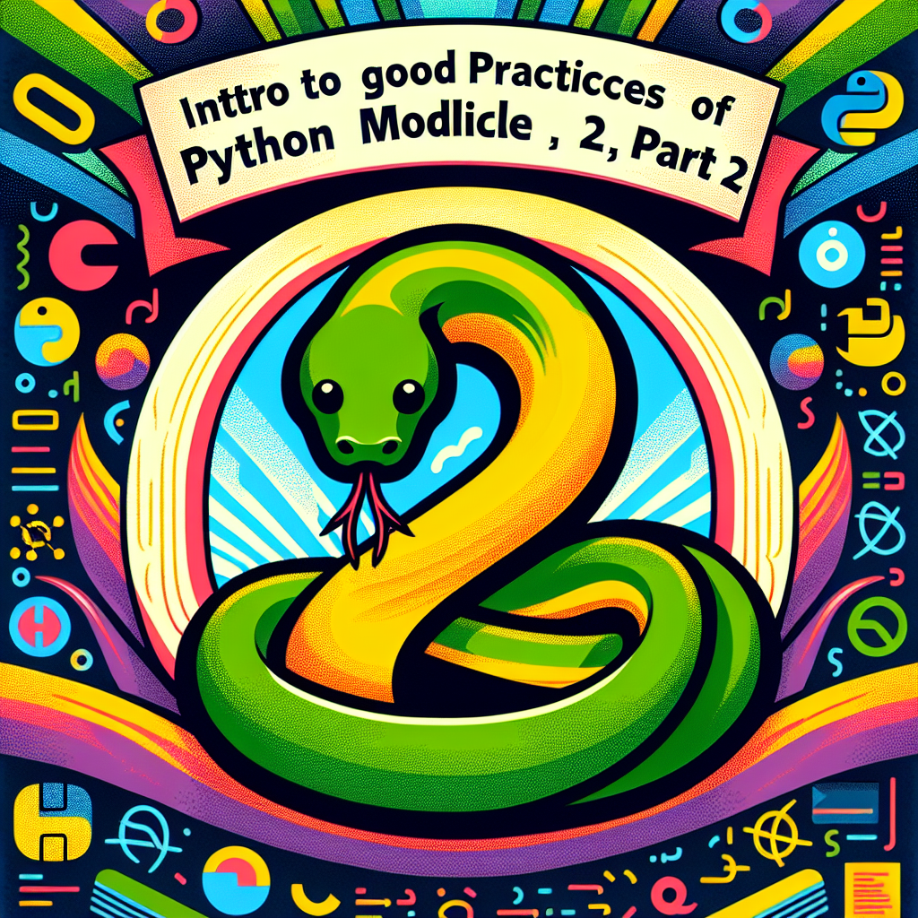Introducción a las Buenas Prácticas del Módulo 2 de Python, Parte 2