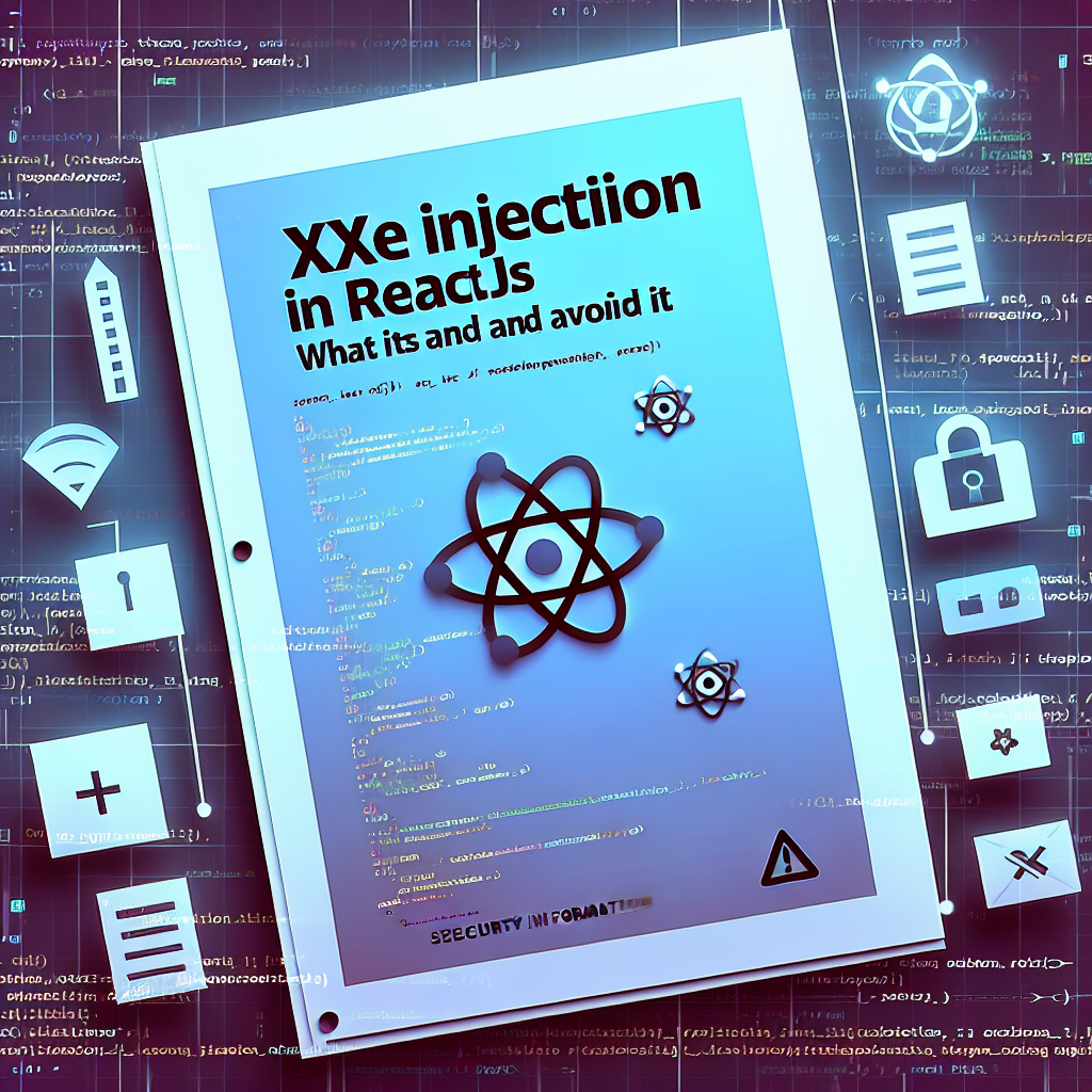 Inyección XXE en React.js: qué es y cómo evitarla