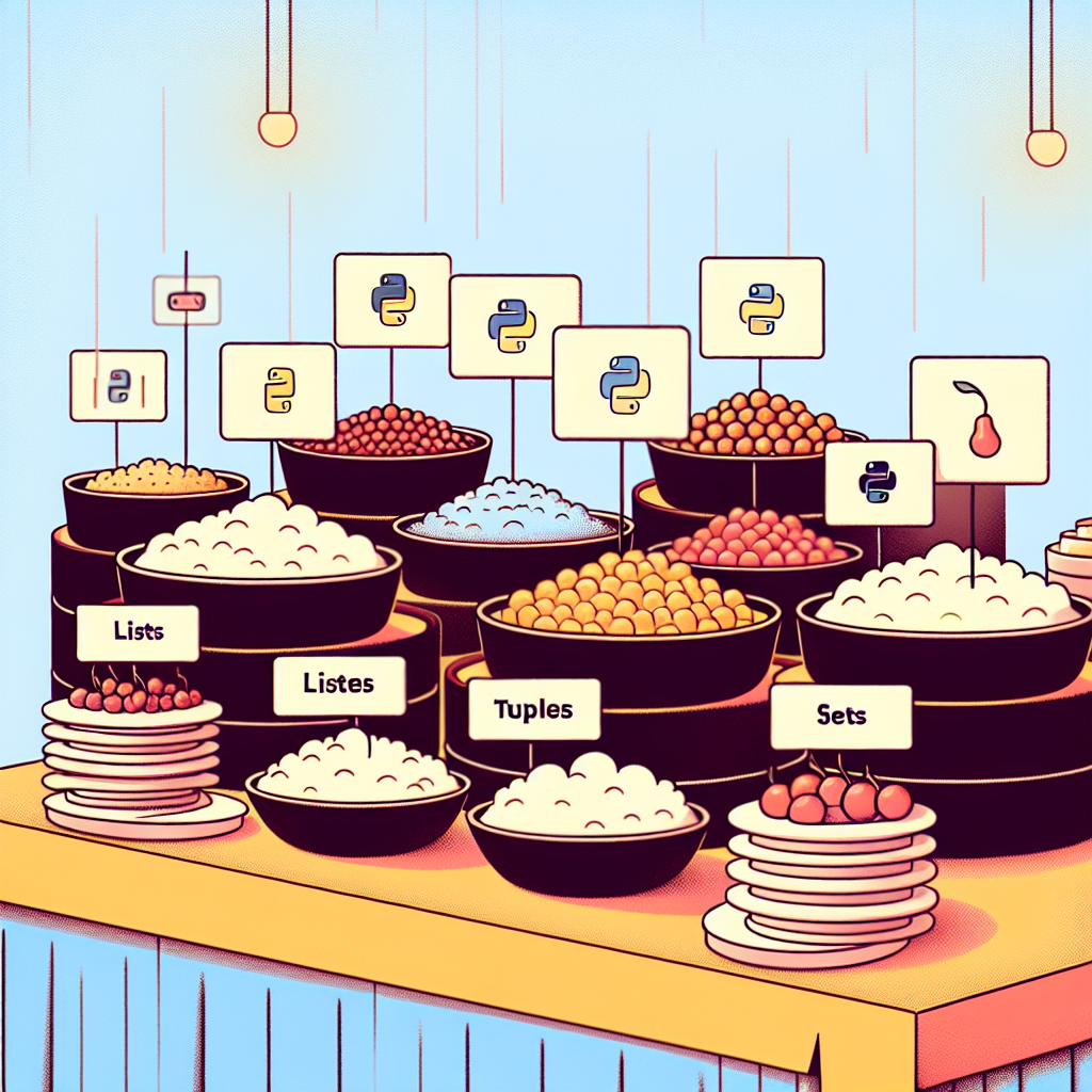 Iterables en Python: Mesa del Buffet