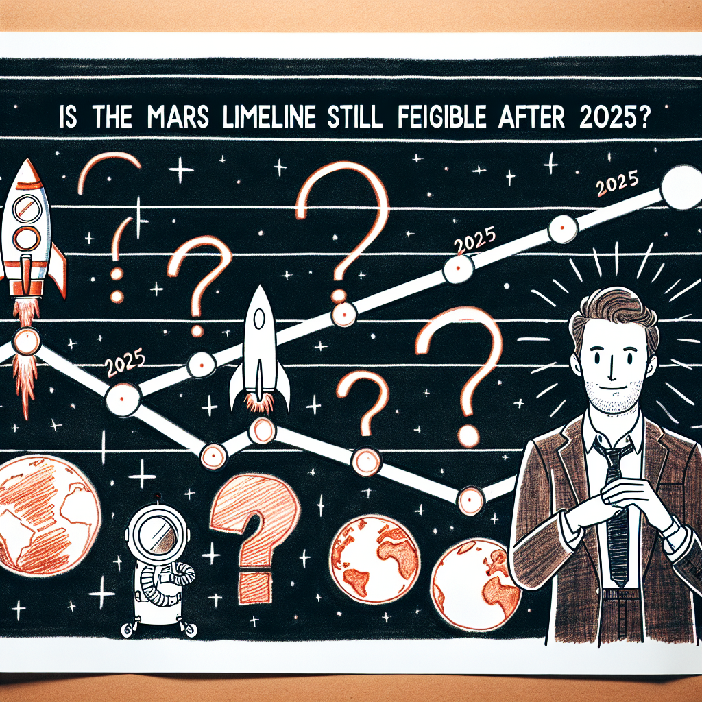 ¿La cronología de Musk para Marte sigue siendo viable después de 2025?