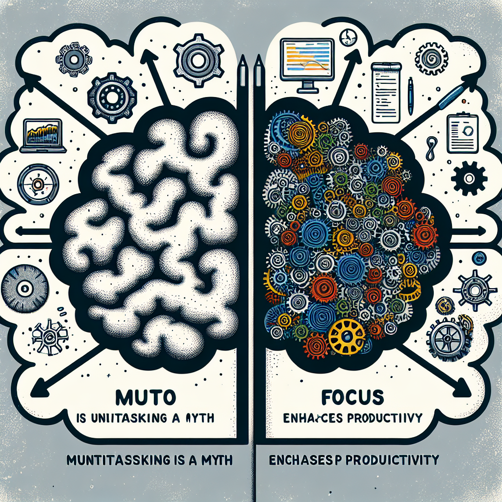 La multitarea es un mito: el foco potencia la productividad