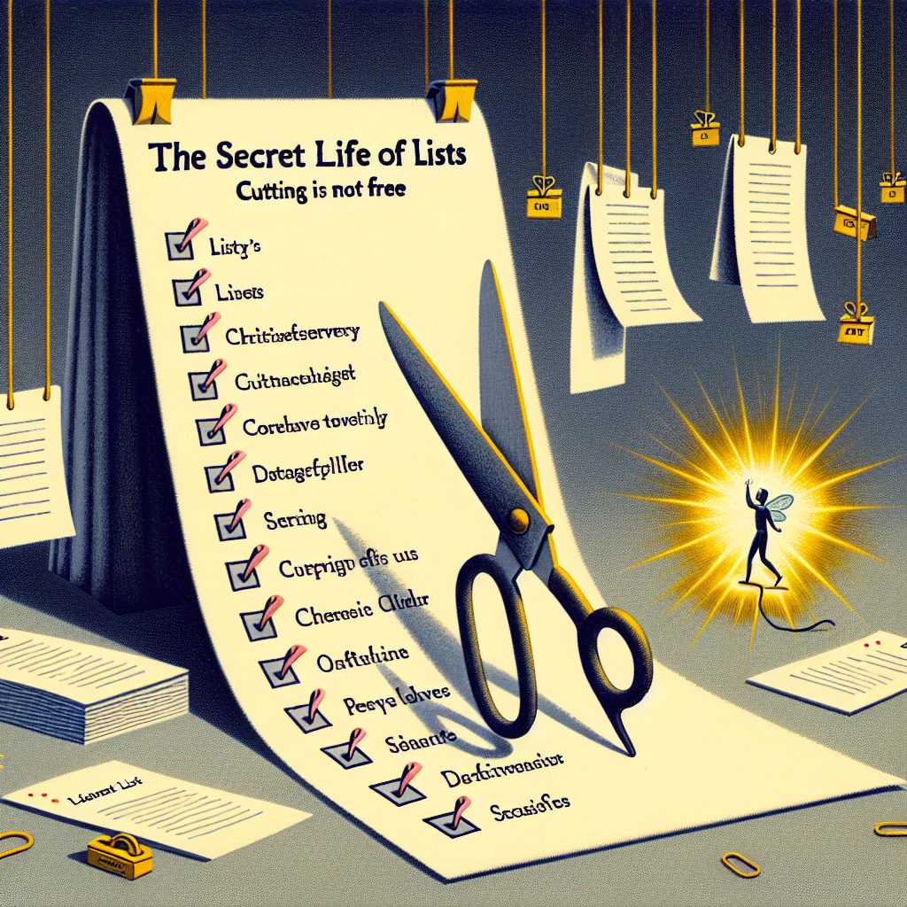 La vida secreta de las listas: recortar no es gratis