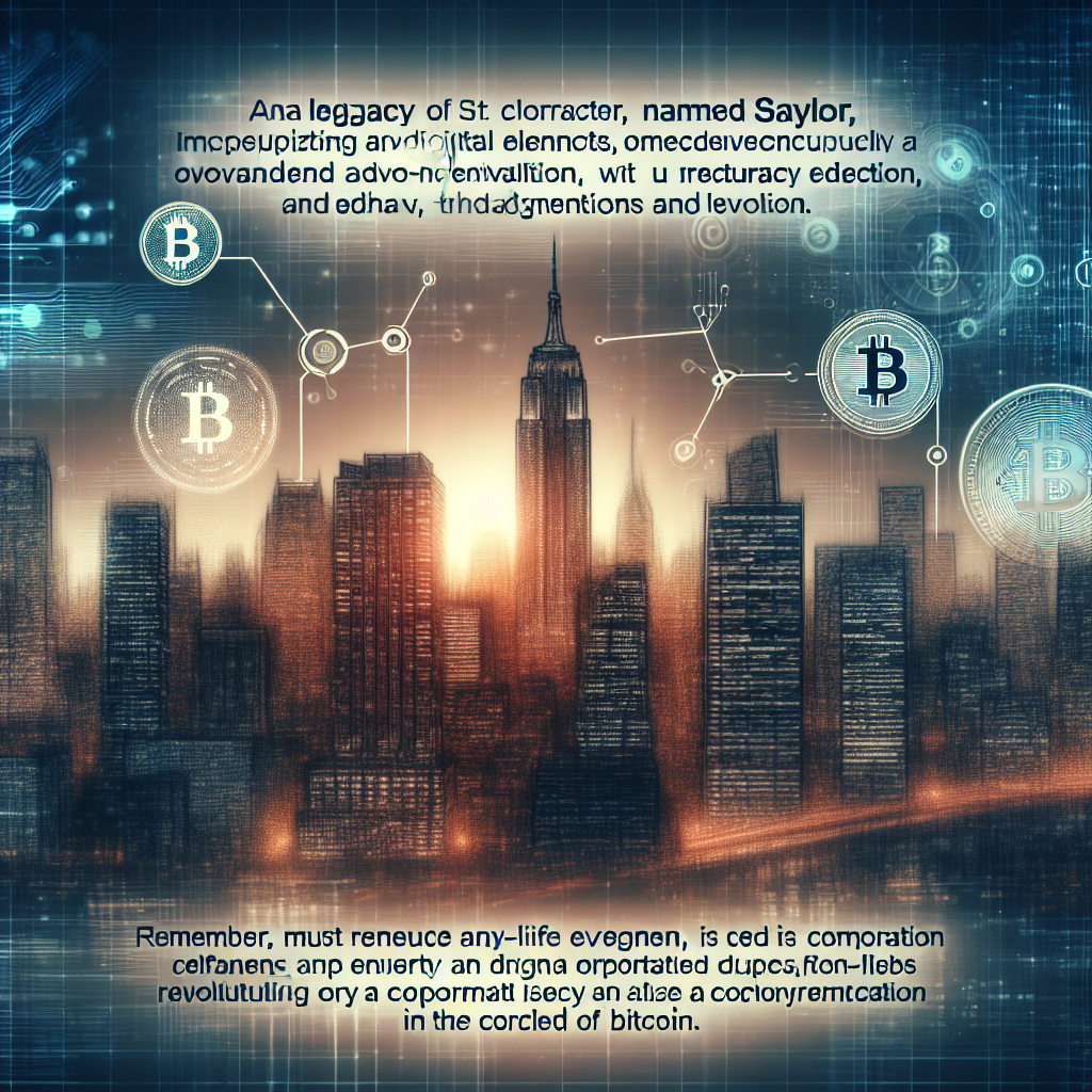 Legado de Saylor: Revolución Corporativa del Bitcoin