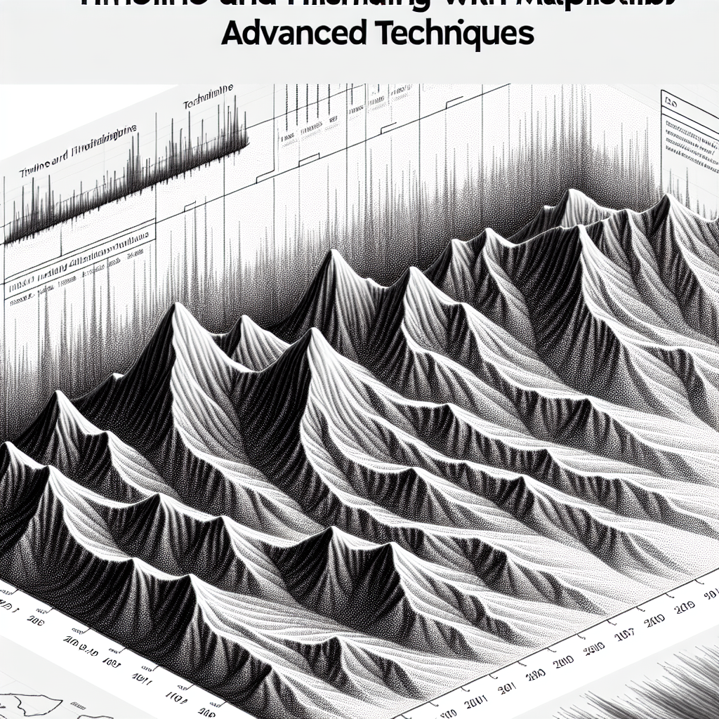 Línea de Tiempo y Hillshading con Matplotlib: Técnicas Avanzadas