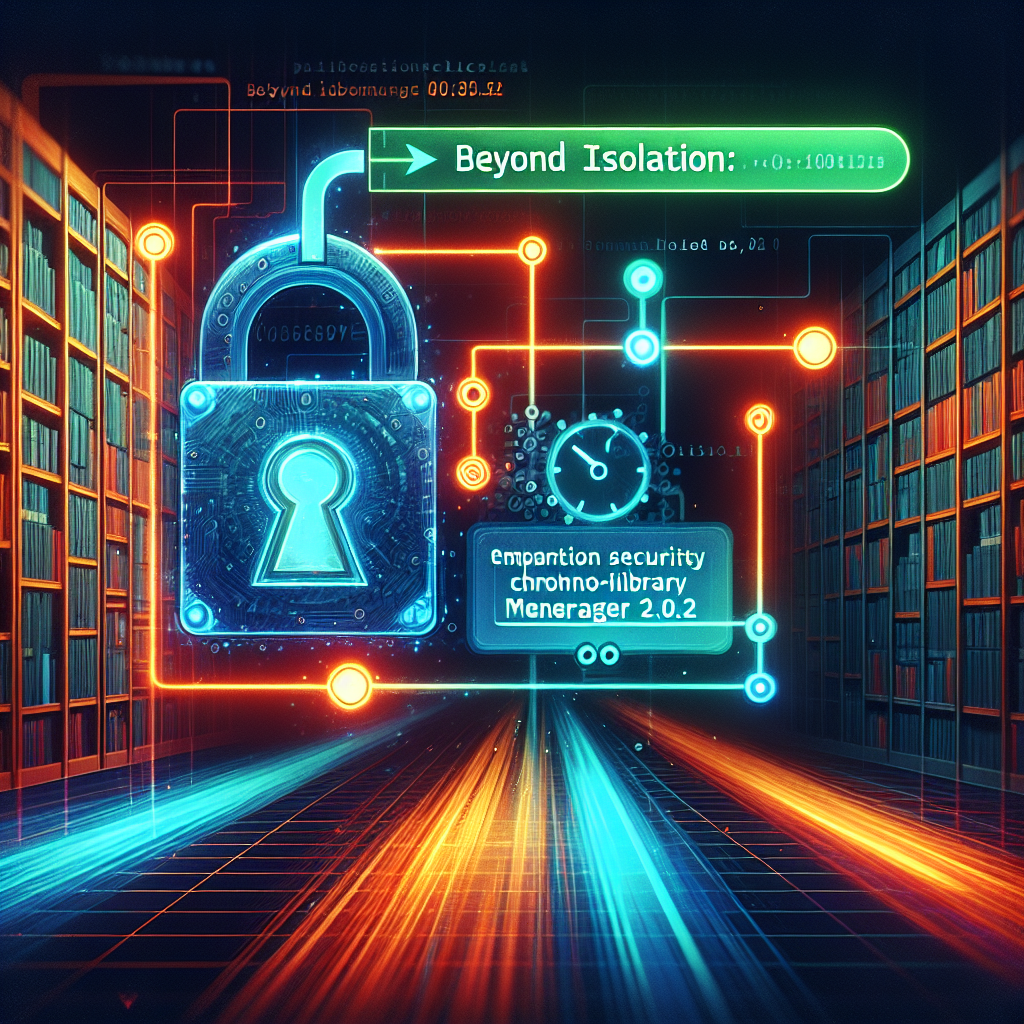 Más allá del aislamiento: Seguridad por compartimentos en Chrono-Library Messenger 2.0.2