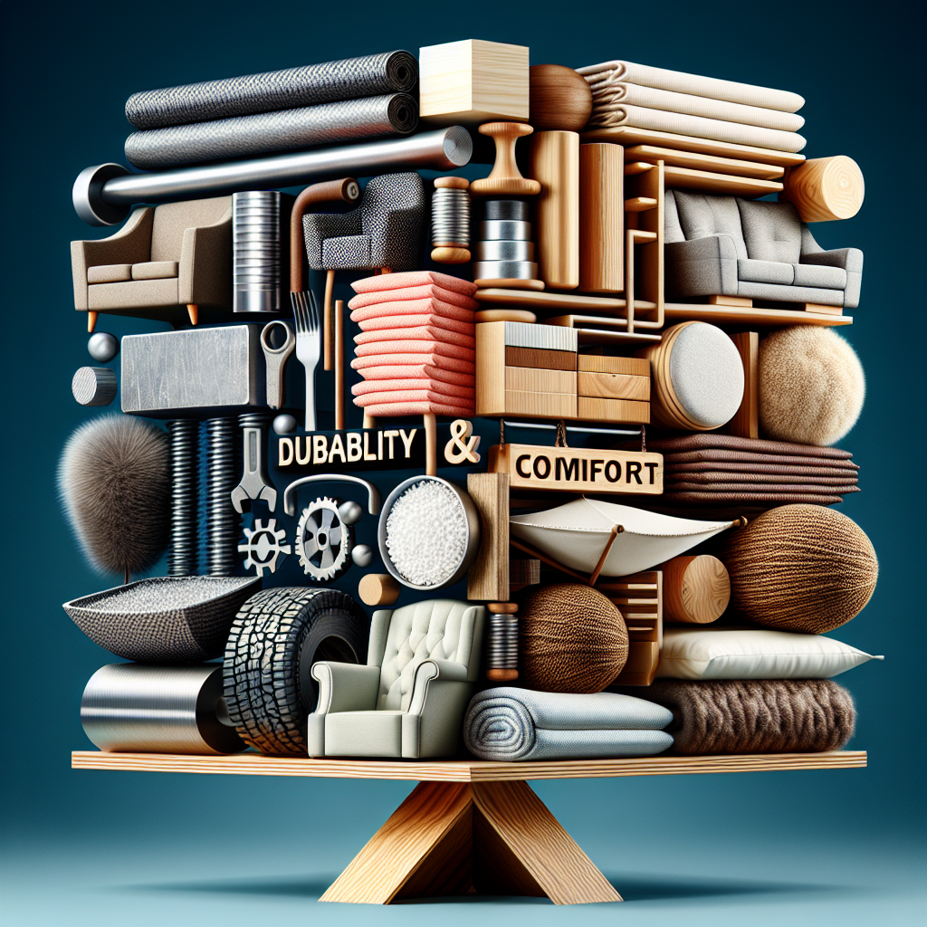 Materiales: durabilidad y confort
