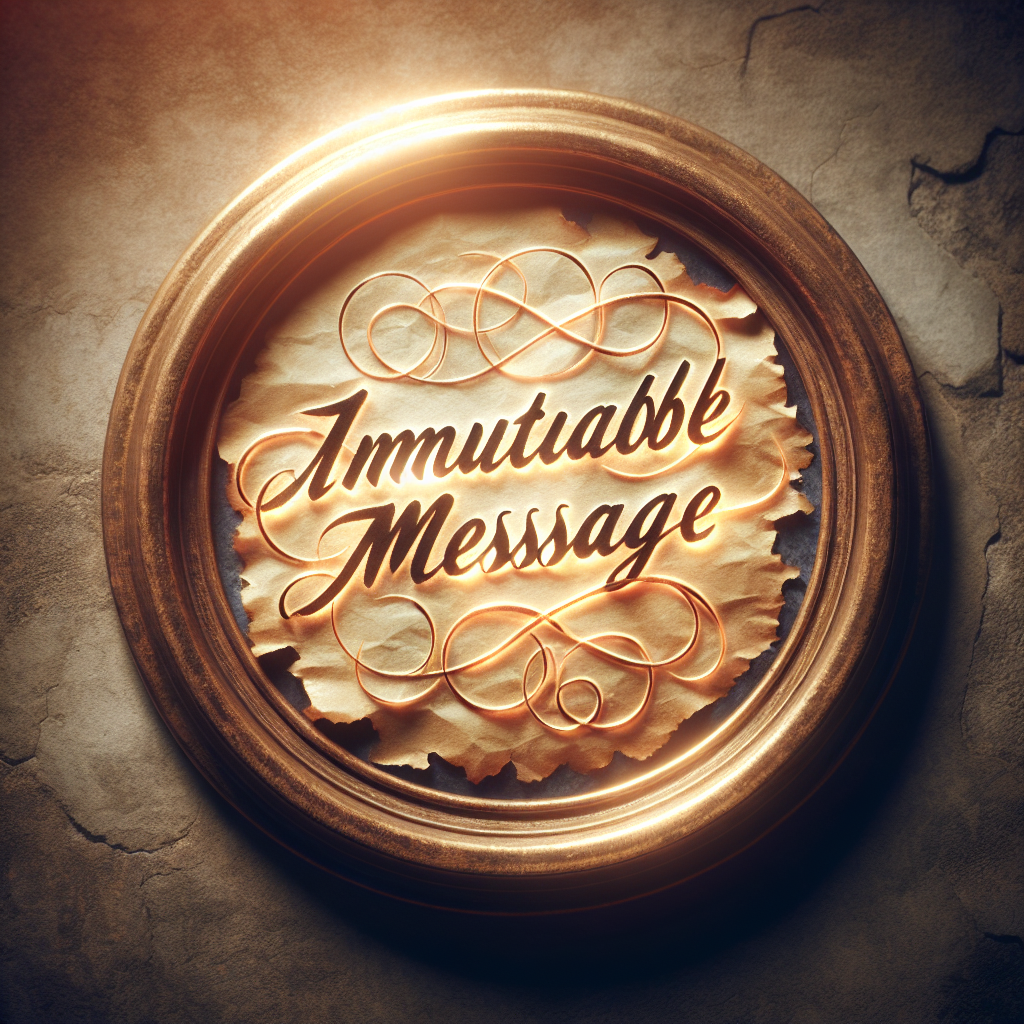 Mensaje Inmutable