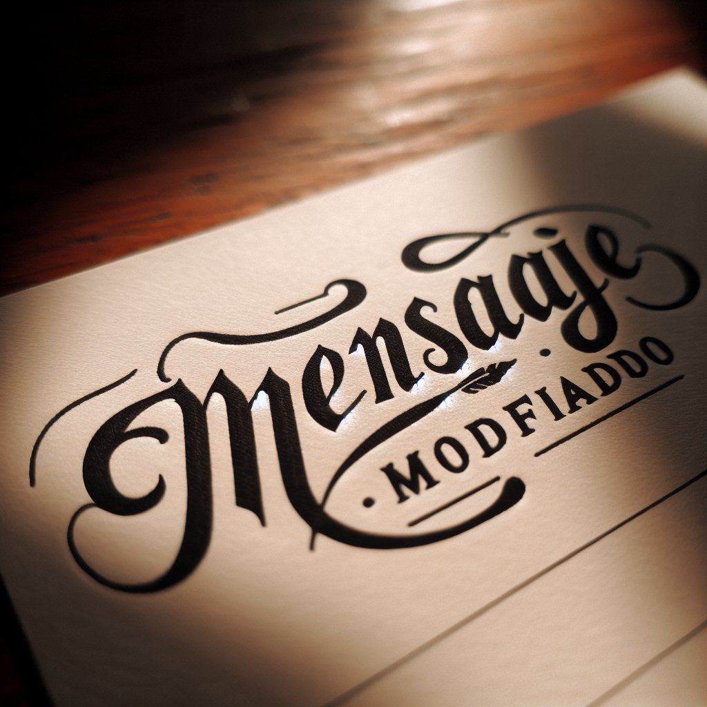 Mensaje Modificado