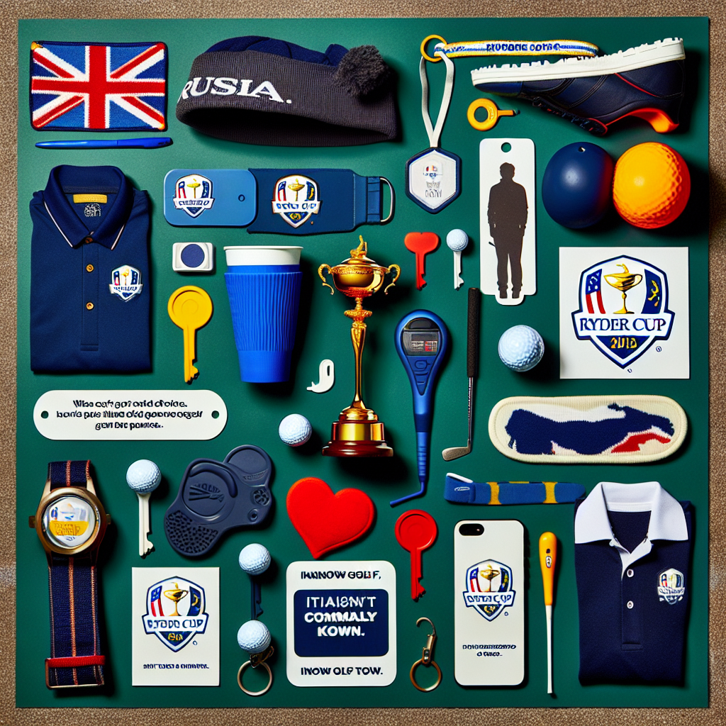 Merch inusual de la Ryder Cup que no conoces