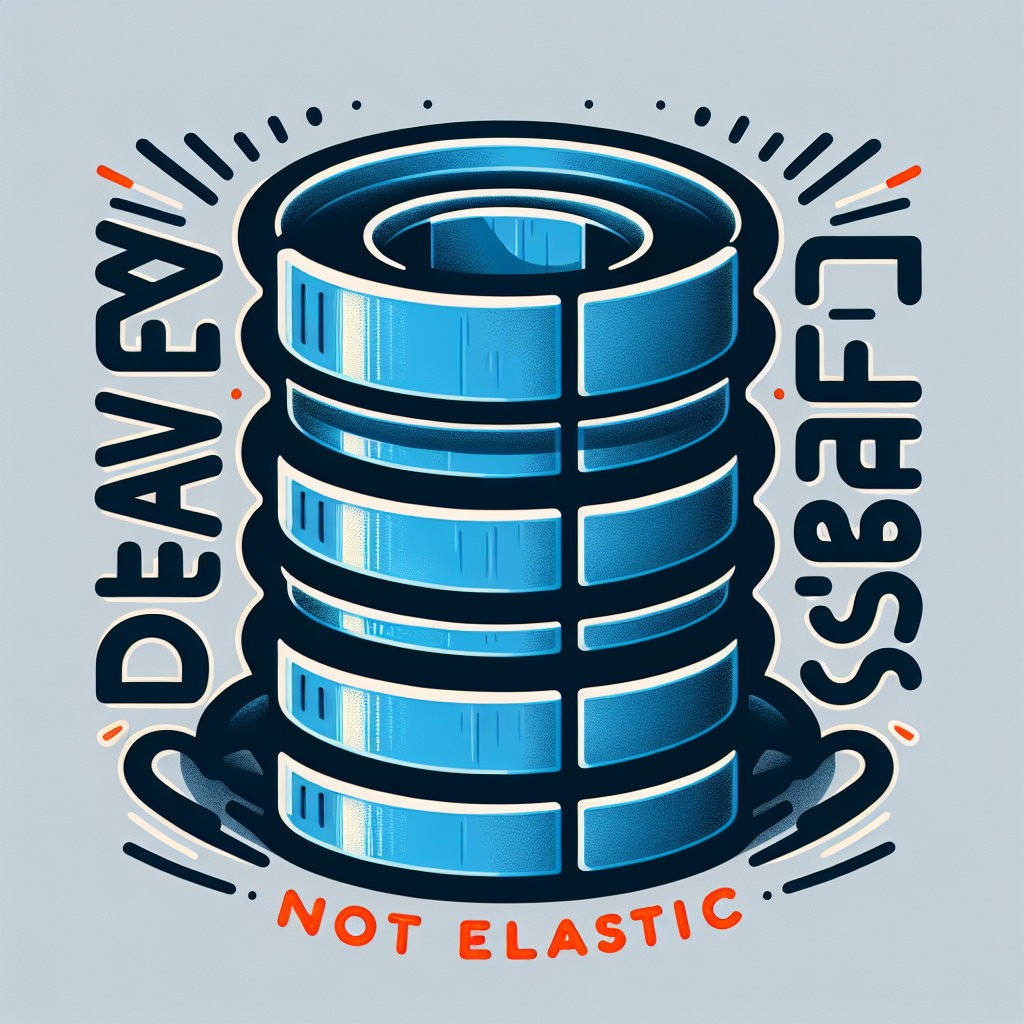 Mi base de datos no es elástica