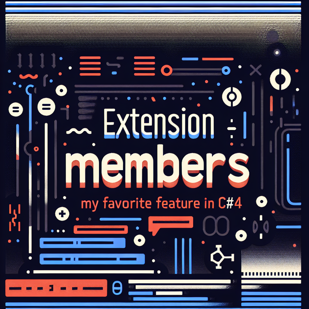 Miembros de Extensión: mi función favorita en C# 14