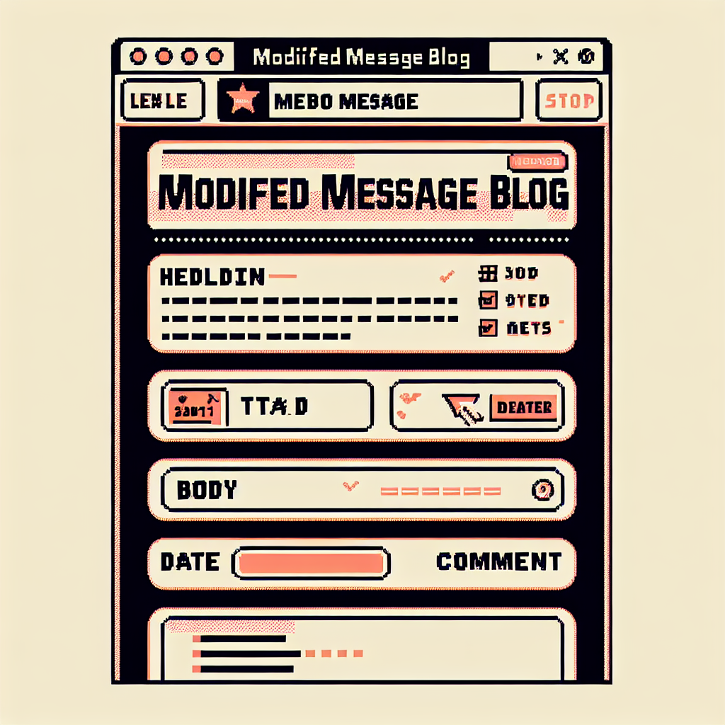 Mismo Mensaje Blog Modificado