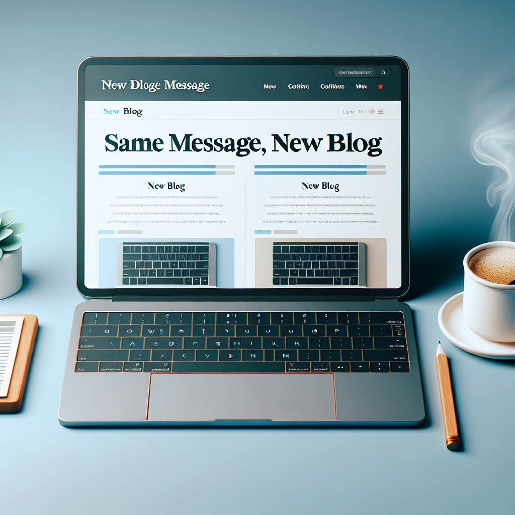 Mismo Mensaje, Nuevo Blog