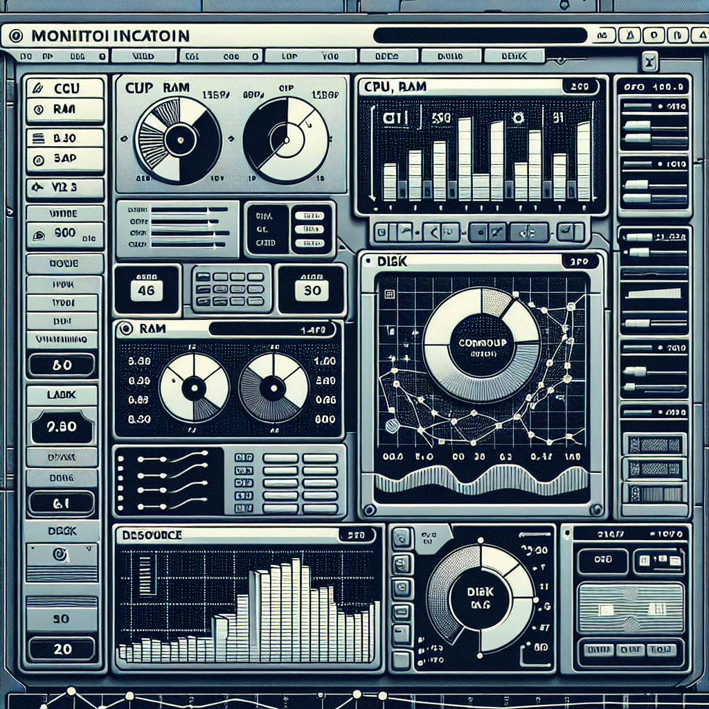 Monitoreo de CPU, RAM y disco en un VPS Linux