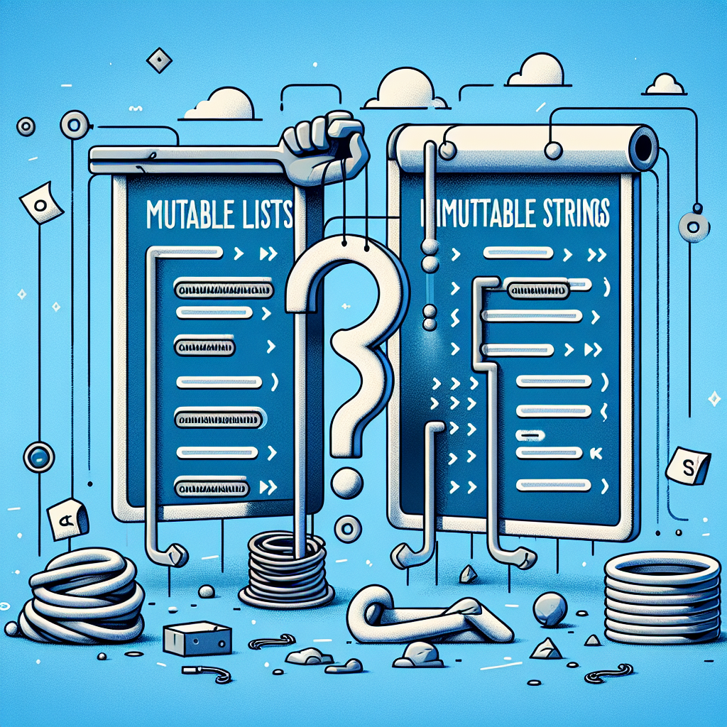 Mutable o no? Listas moldeables, cadenas inmutables