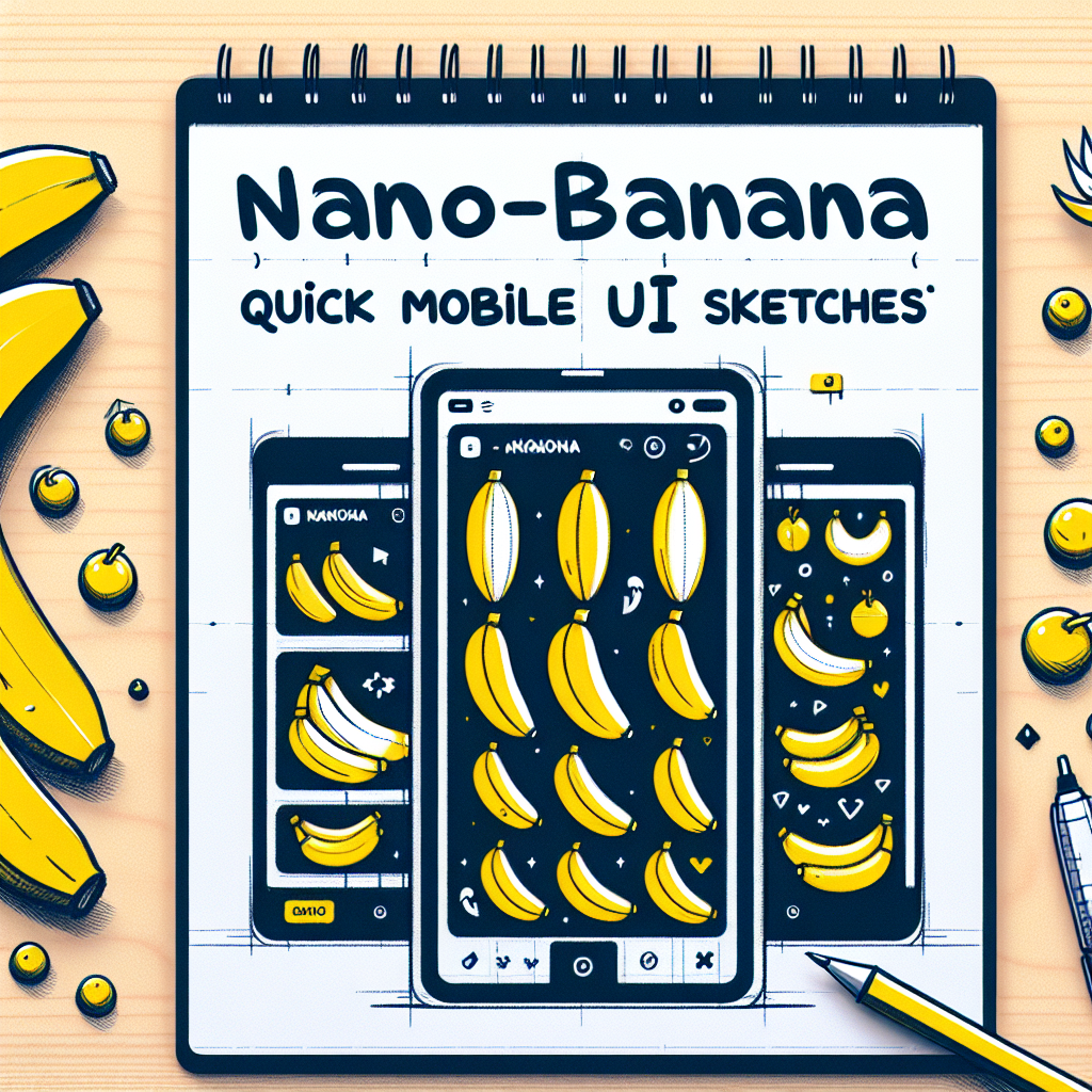 nano-banana: Bocetos UI Móviles Rápidos