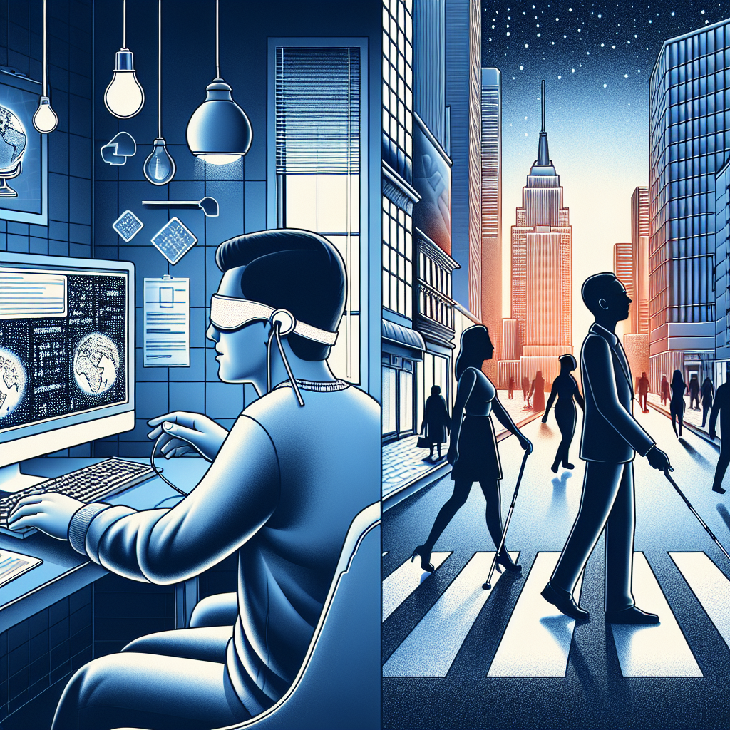 Navegando el mundo: personas ciegas online y offline