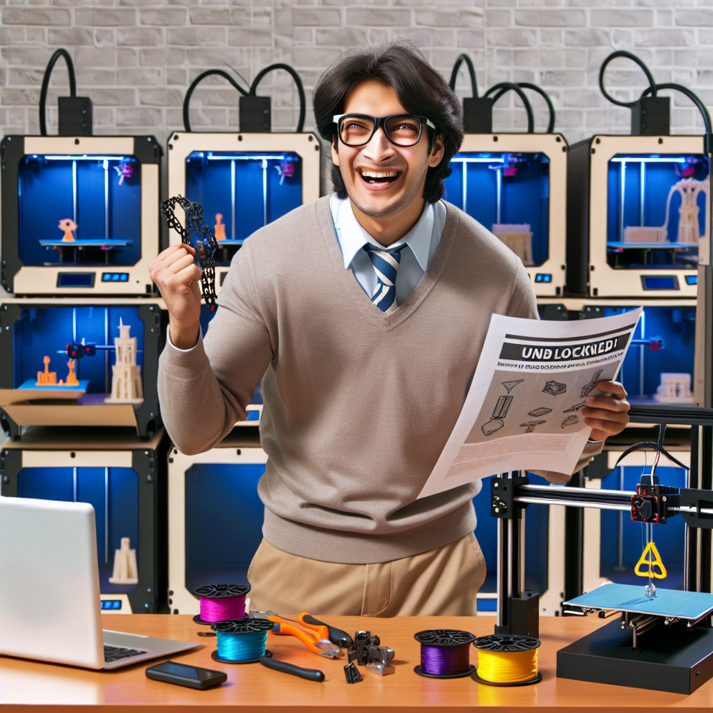 Nerd de impresión 3D: nueva carrera desbloqueada