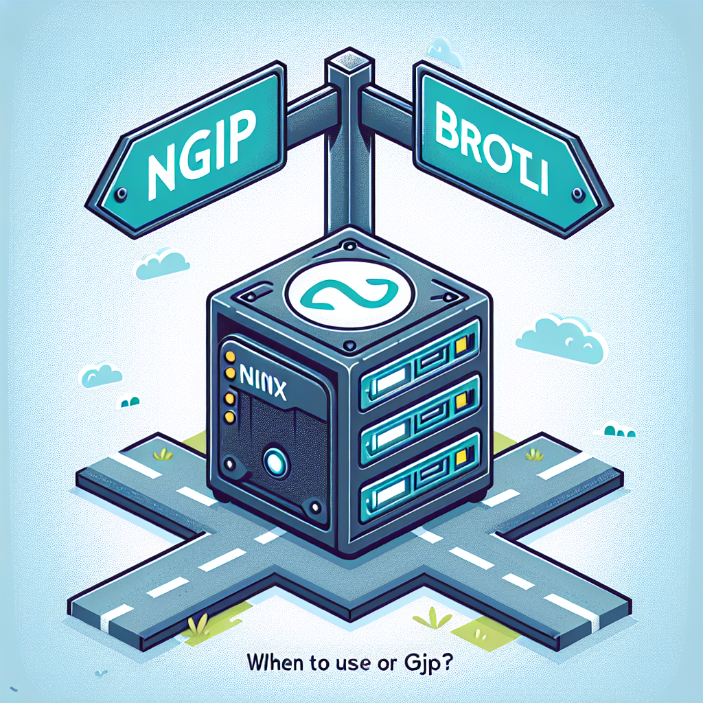 Nginx: cuándo usar Gzip o Brotli