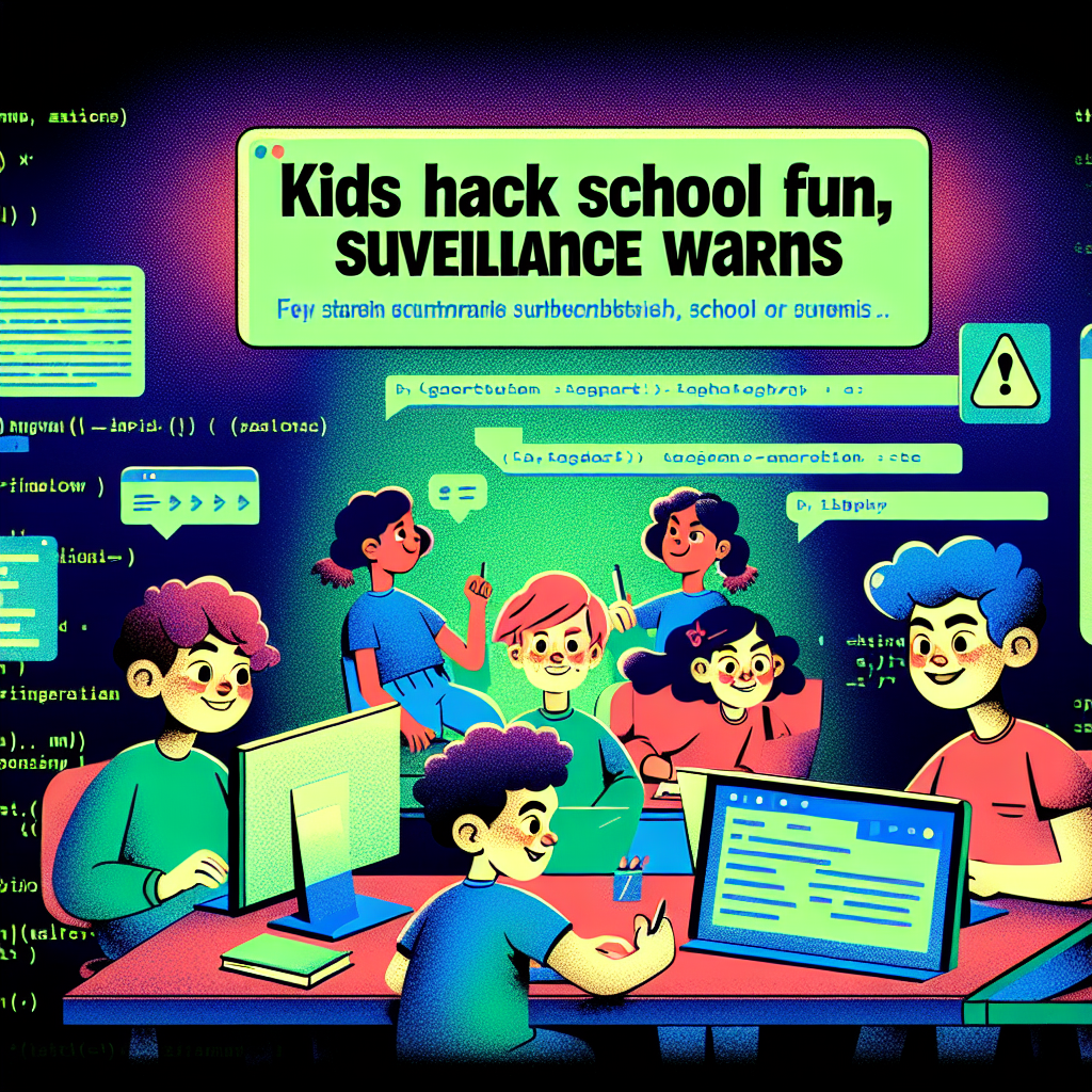 Niños hackean escuelas por diversión, advierte la vigilancia