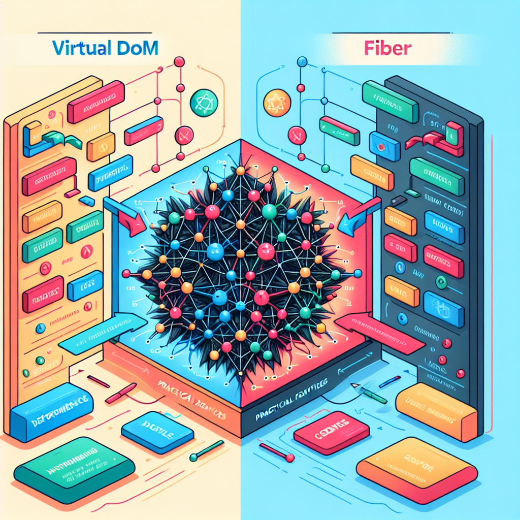 Núcleo de React: Virtual DOM vs Fiber para Rendimiento Explicado