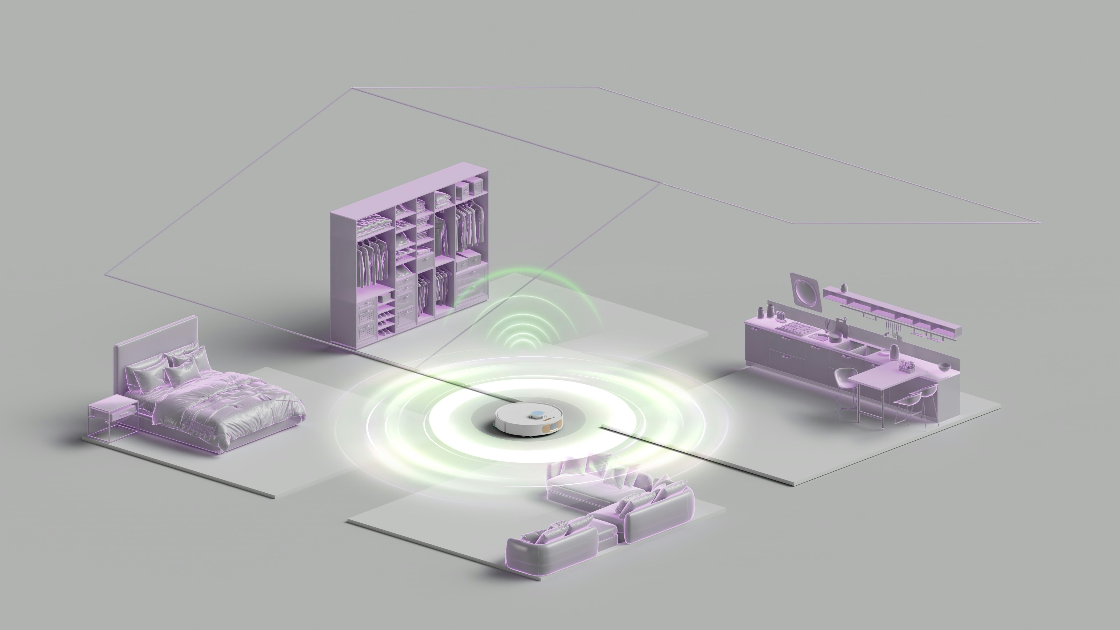 OmniLoc: Modelo geométrico para localización sin anclas en interiores