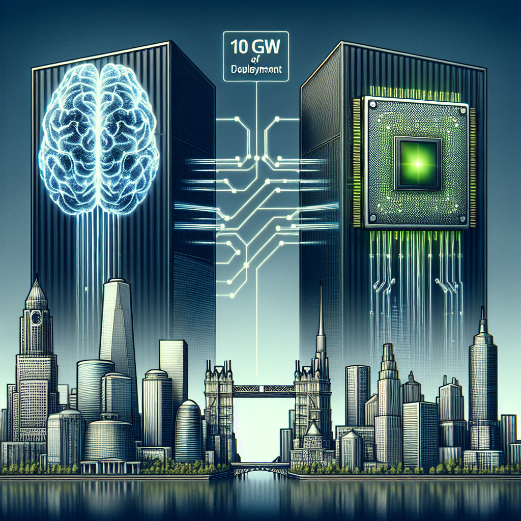 OpenAI y Nvidia anuncian alianza para desplegar 10 GW de sistemas Nvidia