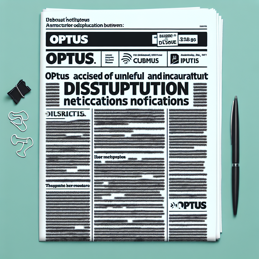 Optus acusado de notificaciones de interrupciones poco claras e inexactas