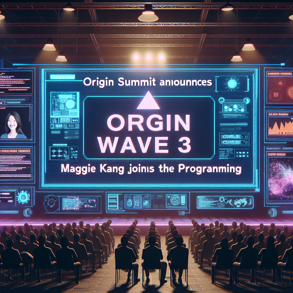 Origin Summit anuncia Ola 3: Maggie Kang se une a la programación