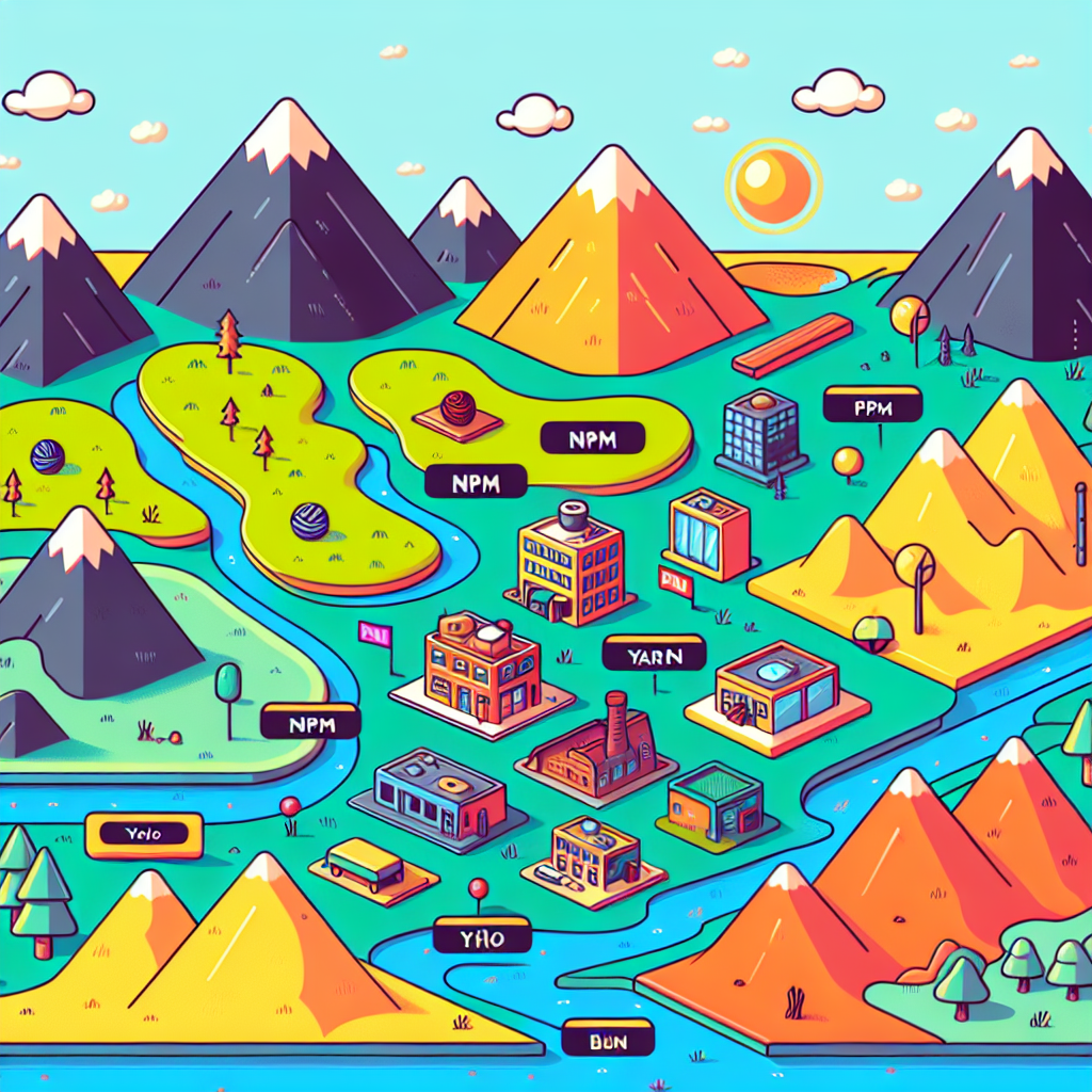 Panorama de herramientas JavaScript: npm, pnpm, Yarn, Bun, Deno y más