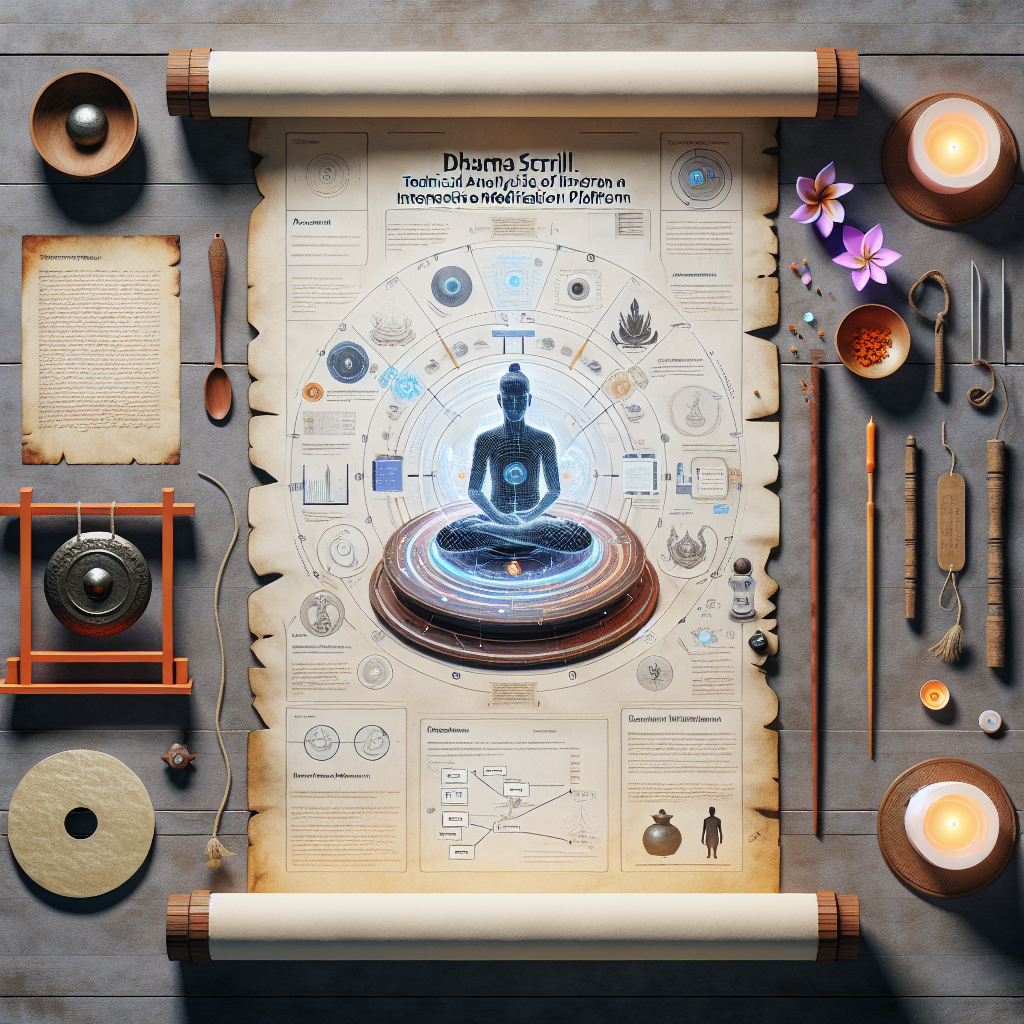 Pergamino del Dharma: Análisis técnico de una plataforma de meditación interactiva