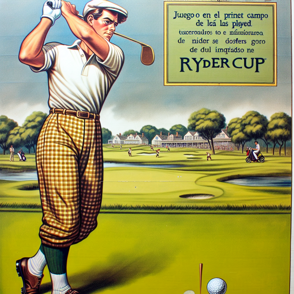 Peter Finch Golf: Juego en el primer campo de la Ryder Cup