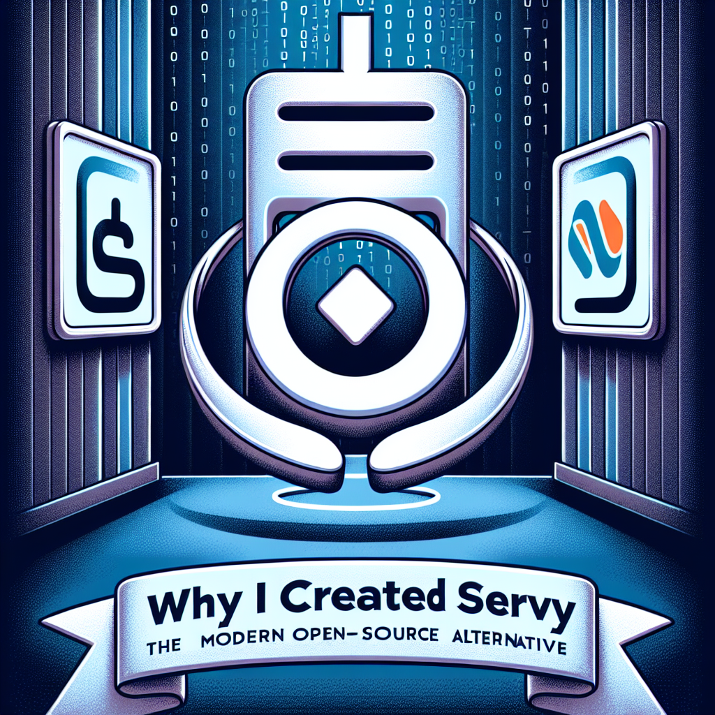 Por qué creé Servy: alternativa moderna de código abierto a NSSM/WinSW