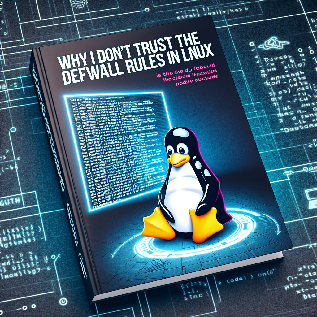 Por qué no confío en las reglas por defecto del cortafuegos en Linux