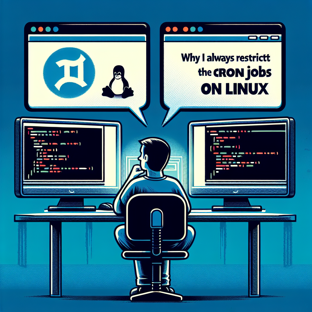 Por qué siempre restrinjo las tareas cron en Linux