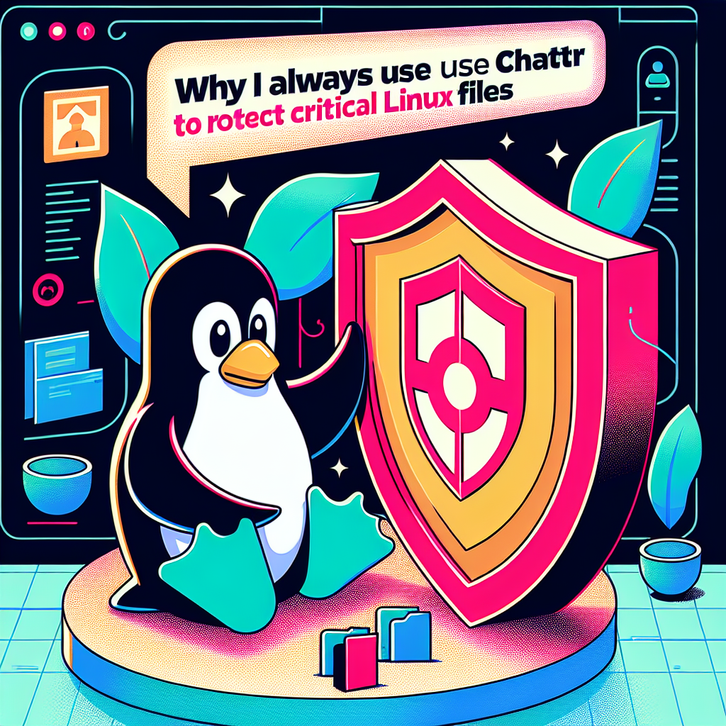 Por qué siempre uso chattr para proteger archivos críticos de Linux