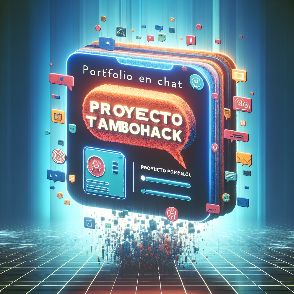 Portafolio en chat: Proyecto TamboHack
