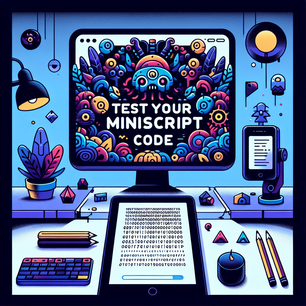 Prueba tu código MiniScript
