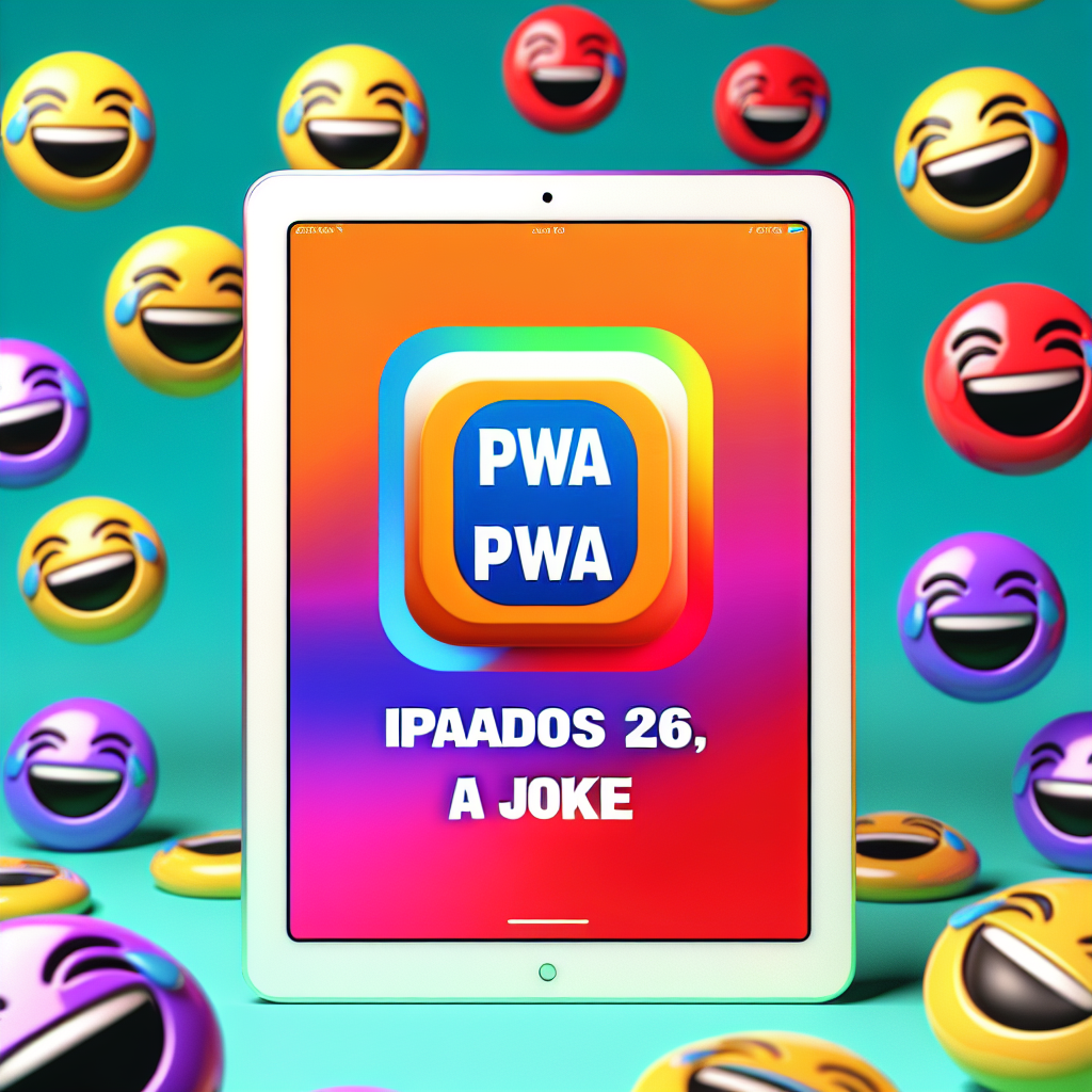 PWA en iPadOS 26, una broma