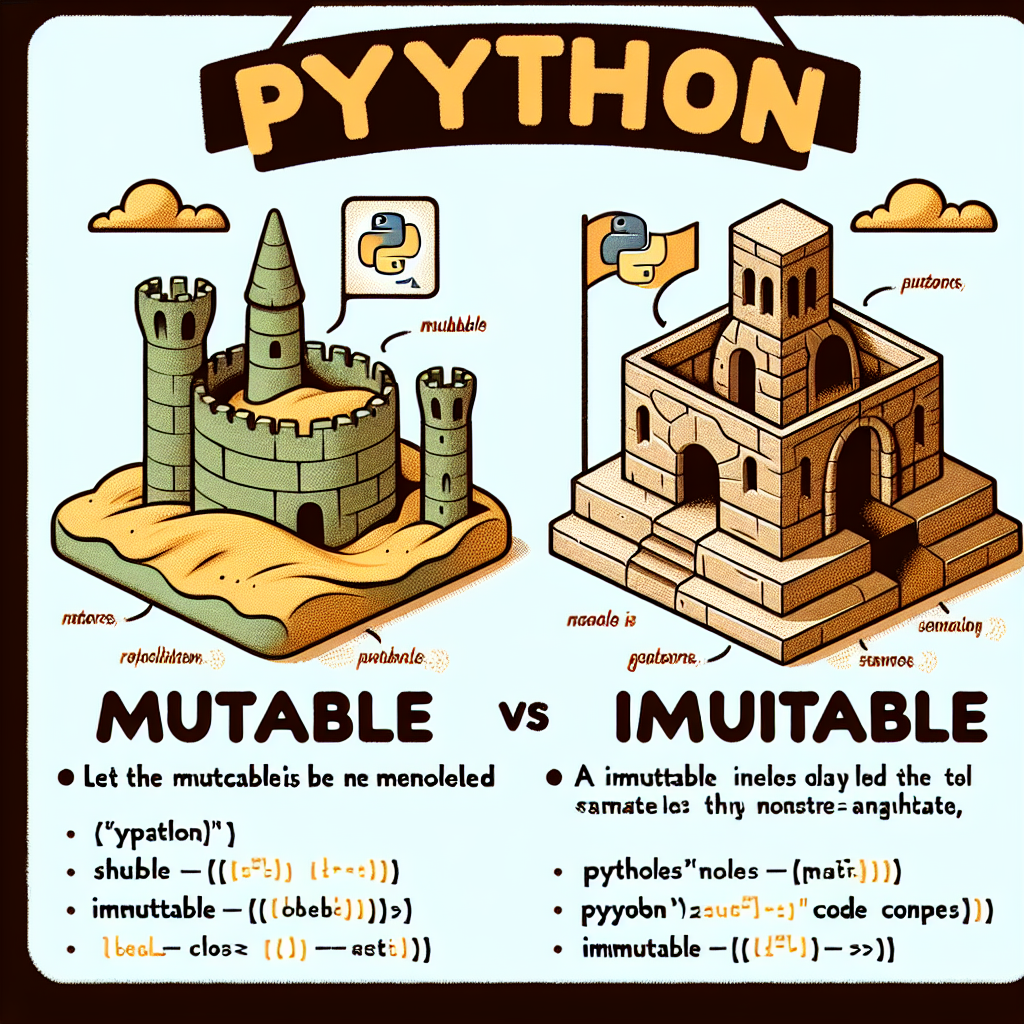 Python: Mutables e Inmutables con analogías locales