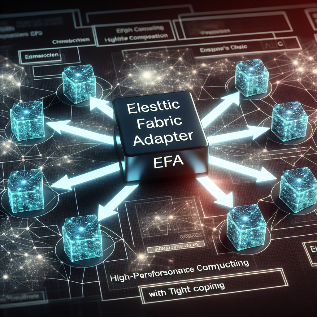 Qué es Elastic Fabric Adapter EFA (HPC de acoplamiento estrecho)