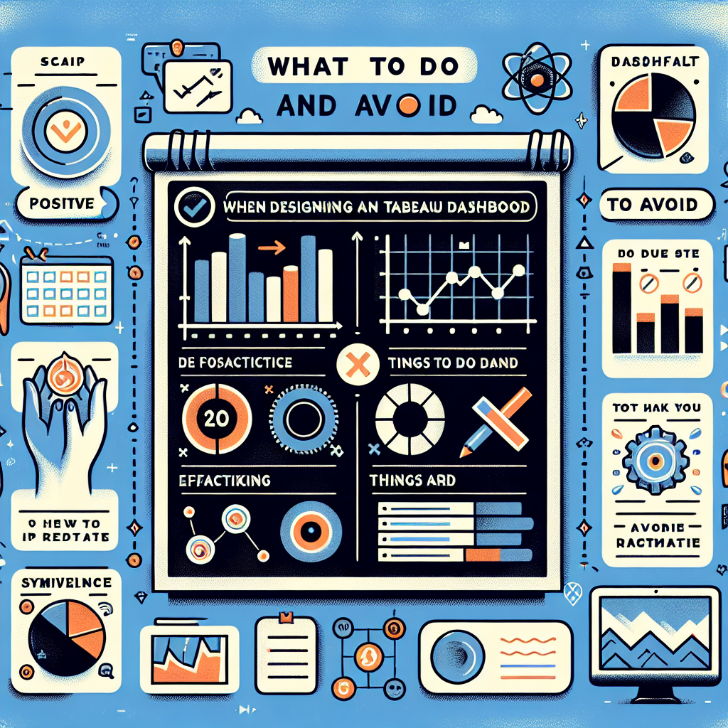 Qué hacer y qué evitar al diseñar un tablero eficiente de Tableau