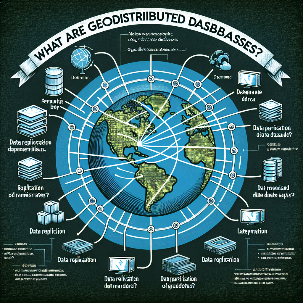 ¿Qué son las bases de datos geodistribuidas?