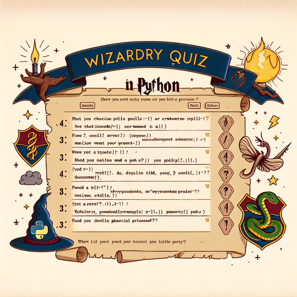 Quiz de Harry Potter en Python